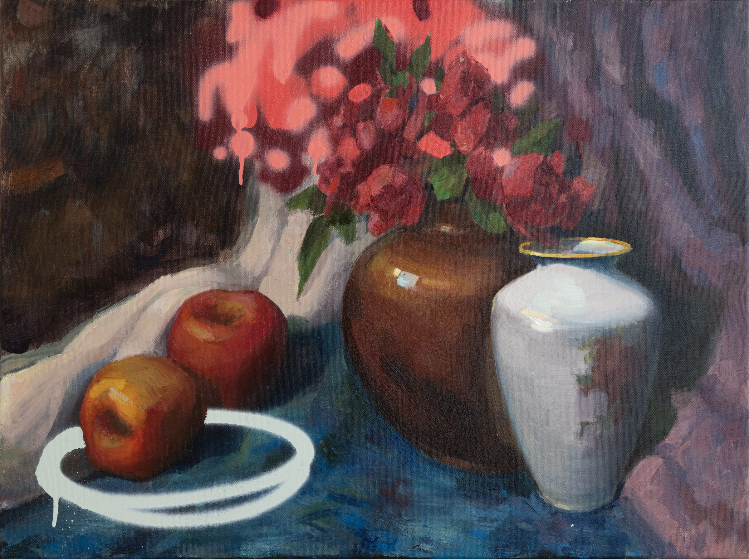 Roses with Plate