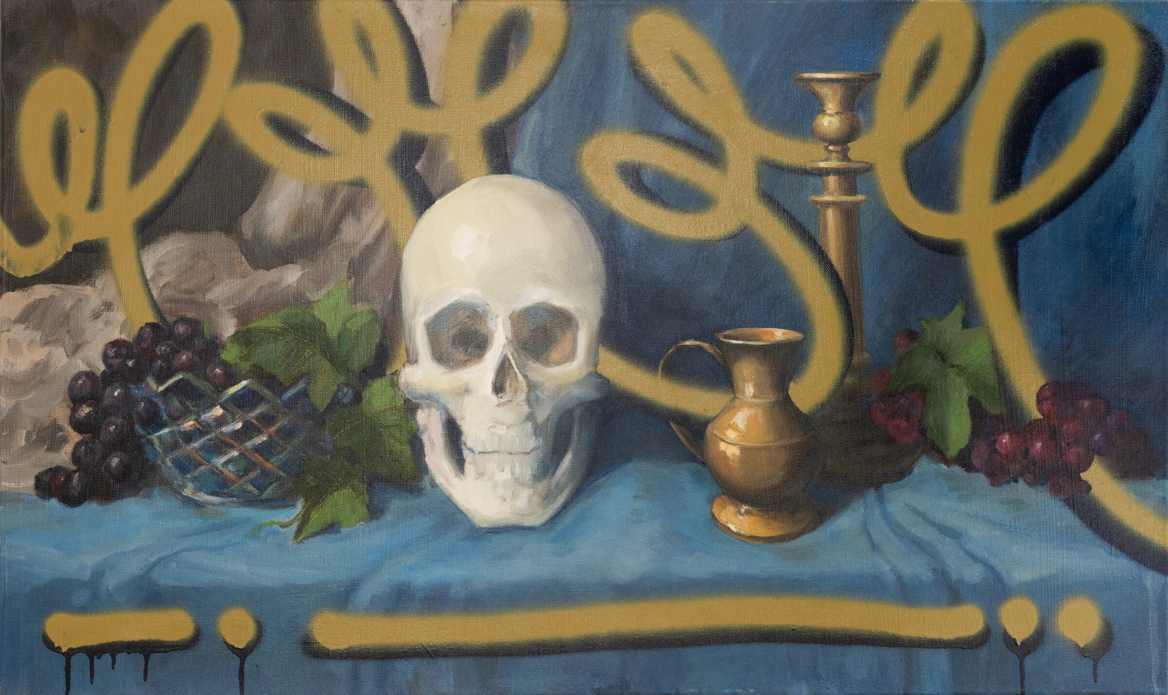 Vanitas with Grapes